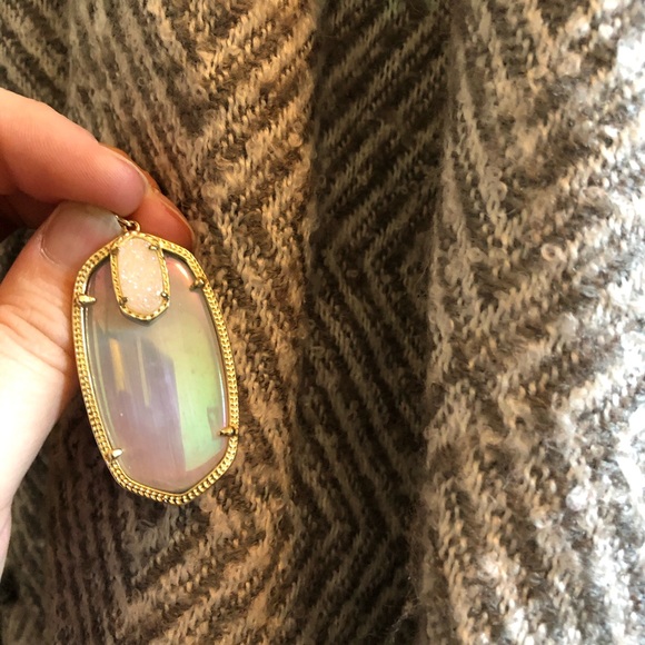 Kendra Scott Iridescent Slate Darcy Earrings - Picture 3 of 3